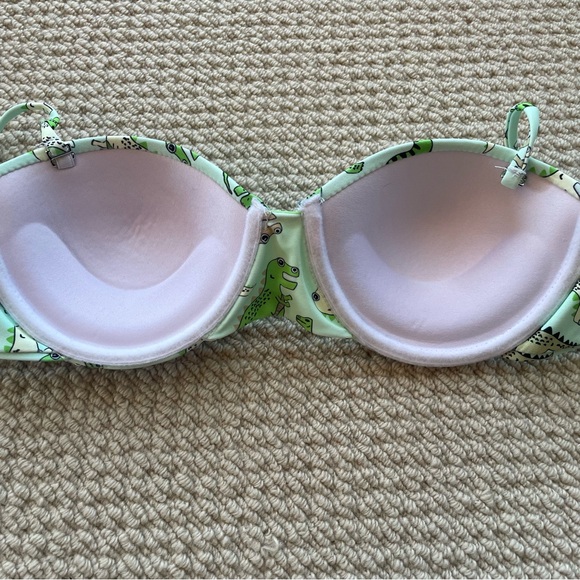 Shein Dinosaur Bikini Top Size S - Picture 4 of 8